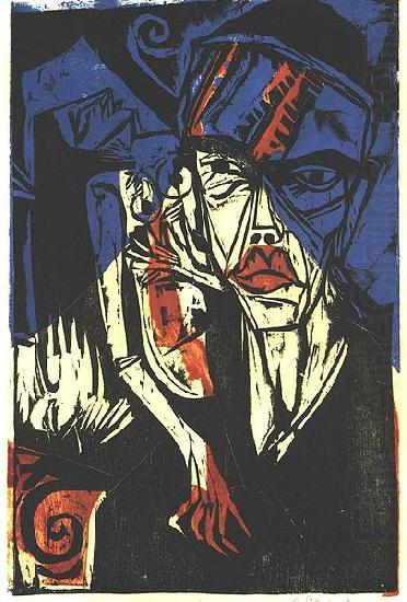 Ernst Ludwig Kirchner Fights china oil painting image